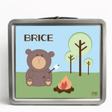 Personalized Tin Lunch Box - Bear