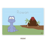 Personalized Kids Placemat - Brontosaurus