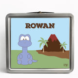 Personalized Tin Lunch Box - Brontosaurus