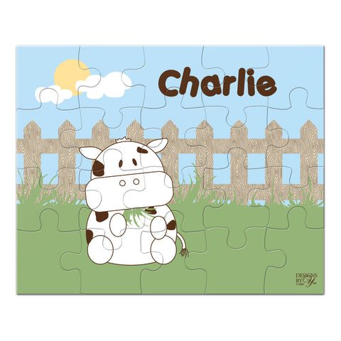 Personalized Puzzle - Cow