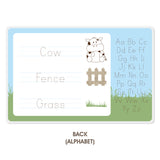 Personalized Kids Placemat - Cow