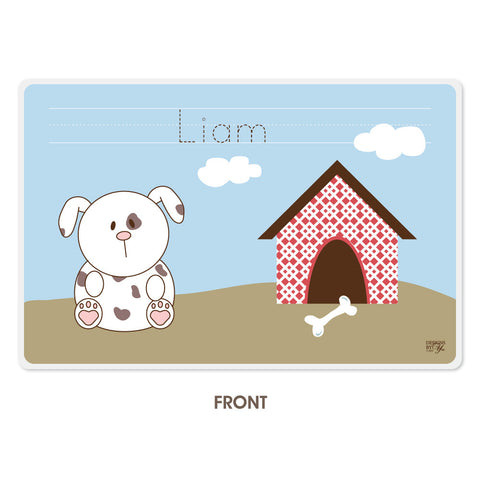 Personalized Kids Placemat - Dog