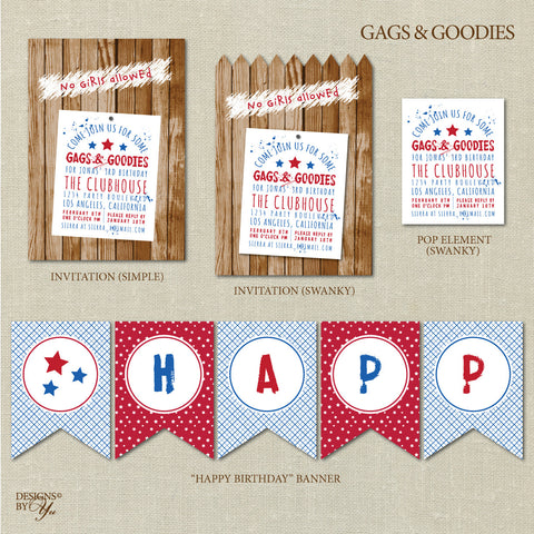 Birthday Printables - Gags & Goodies