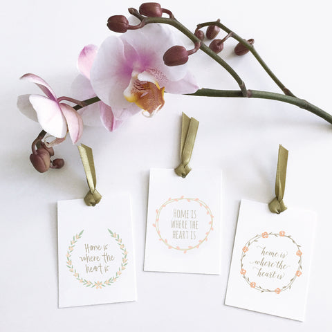 Gift Tag - Home Is Where The Heart Is