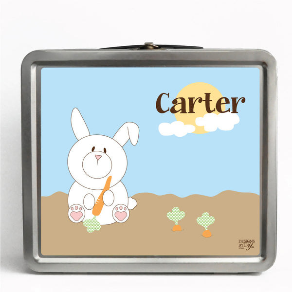 Personalized Tin Lunch Box - Jack Rabbit