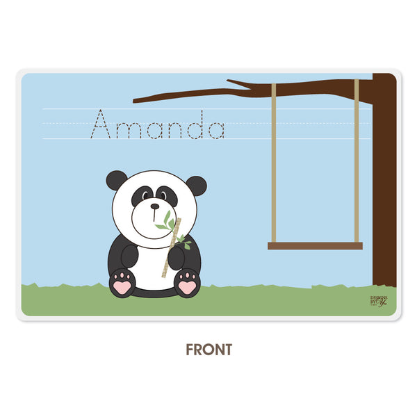 Personalized Kids Placemat - Panda