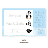 Personalized Kids Placemat - Penguin