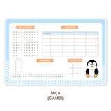 Personalized Kids Placemat - Penguin