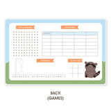 Personalized Kids Placemat - Raccoon