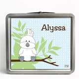 Personalized Tin Lunch Box - Umbrella Cockatoo