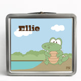 Personalized Tin Lunch Box - Alligator