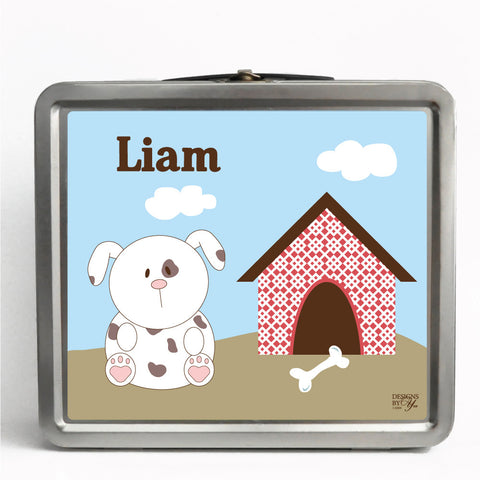 Personalized Tin Lunch Box - Dog