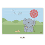 Personalized Kids Placemat - Elephant