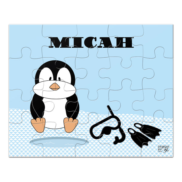 Personalized Puzzle - Penguin