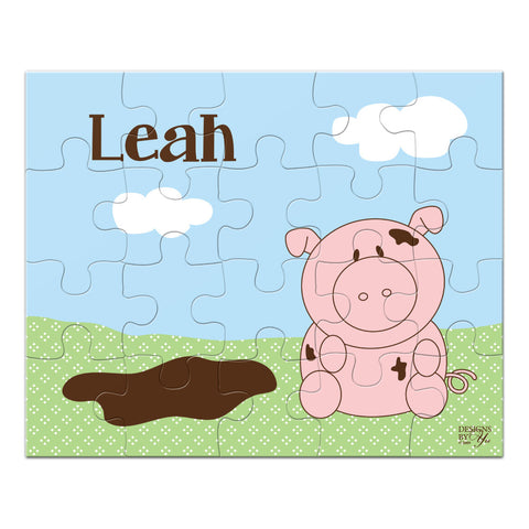 Personalized Puzzle - Pig