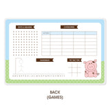 Personalized Kids Placemat - Piggy