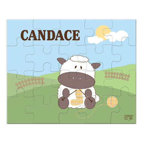 Personalized Puzzle - Sheep