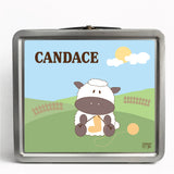 Personalized Tin Lunch Box - Sheep