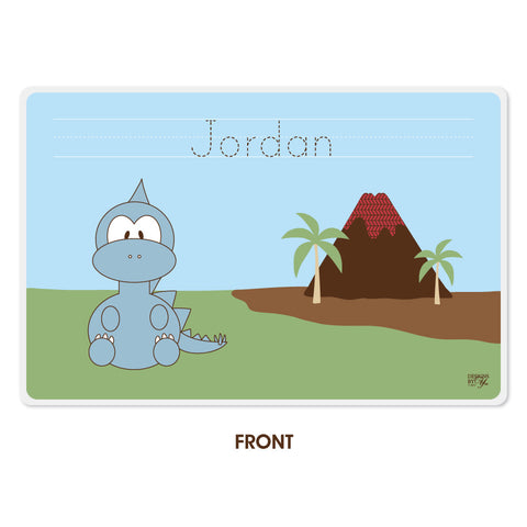 Personalized Kids Placemat - Stegosarus