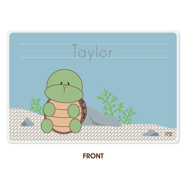 Personalized Kids Placemat - Turtle