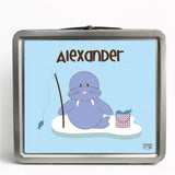 Personalized Tin Lunch Box - Walrus