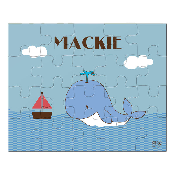 Personalized Puzzle - Whale