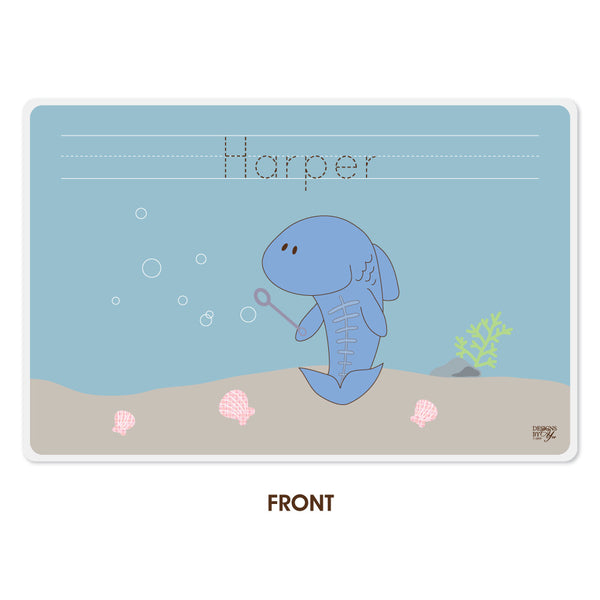Personalized Kids Placemat - X-ray Fish